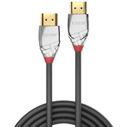Cablu video LINDY Cromo, HDMI Male - HDMI Male, v2.0, 1m, Gri-Argintiu