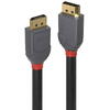 Cablu video LINDY Anthra, DisplayPort Male - DisplayPort Male, v1.4, 1m, Negru-Gri