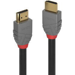 Cablu video LINDY Anthra, HDMI Male - HDMI Male, v1.4, 20m, Negru-Gri