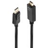 Cablu Lindy LY-36924, DisplayPort - HDMI, 5m, Black