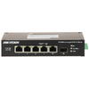 Switch cu 4 porturi Hikvision DS-3T0306HP-E/HS, 1 port Hi-PoE, 1 port Gigabit SFP, 4.8 Gbps, 3.5712 Mpps, 2.000 MAC, fara management