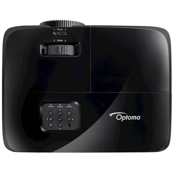 Videoproiector Optoma DS320, DLP 3D, SVGA 800* 600, 3800 lumeni, 22.000:1, HDMI, VGA, Negru