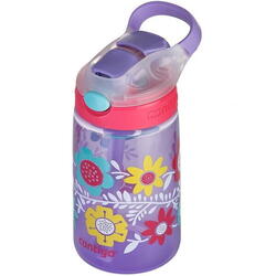 Sticla de apa pentru copii Contigo Gizmo Flip 420ml (Wisteria Flowers on the Vine) [AUTOSPOUT]