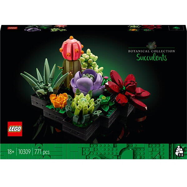 LEGO® LEGO Icons: Plante suculente 10309, 18 ani+, 771 piese