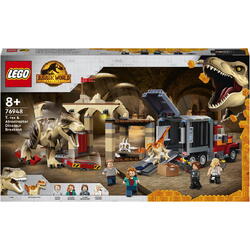 LEGO® Jurassic World - World Evadarea dinozaurilor T. rex și Atrociraptor 76948, 466 piese