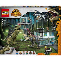 LEGO® Jurassic World - Atacul Giganotozaurului si Therizinosaurului 76949, 810 piese