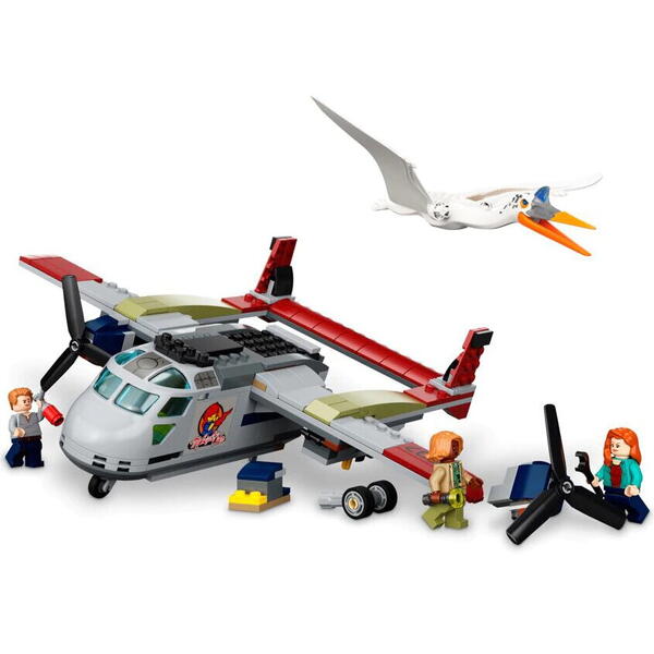 LEGO® Jurassic World - World Ambuscada avionului de către Quetzalcoatlus 76947, 306 piese