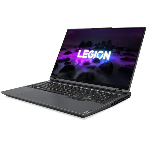 Laptop Gaming Lenovo Legion 5 Pro 16ACH6H, AMD Ryzen 5 5600H, 16inch WQXGA,, 16GB RAM, 512GB SSD, NVIDIA GeForce RTX 3060 6GB, No OS, Gri