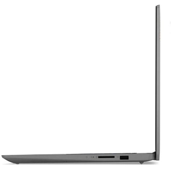 Laptop Lenovo IdeaPad 3 15ITL6 cu procesor Intel Core i3-1115G4, 15.6", Full HD, IPS, 4GB, 512GB SSD, Intel UHD Graphics, No OS, Arctic Grey