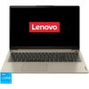 Laptop Lenovo 15.6'' IdeaPad 3 15ITL6, FHD, Procesor Intel® Core™ i3-1115G4 (6M Cache, up to 4.10 GHz), 4GB DDR4, 256GB SSD, GMA UHD, No OS, Sand