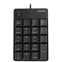 Tastatura numerica Logilink ID0184, USB, Negru