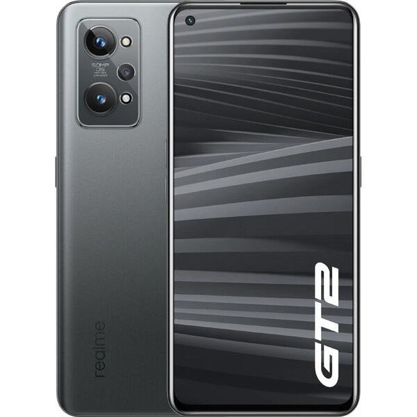 Telefon mobil Realme GT2, Dual SIM, 12GB RAM, 256GB, 5G, Steel Black