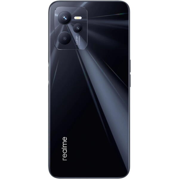 Telefon mobil Realme C35, Dual SIM, 4GB RAM, 128G, 4G, Glowing Black