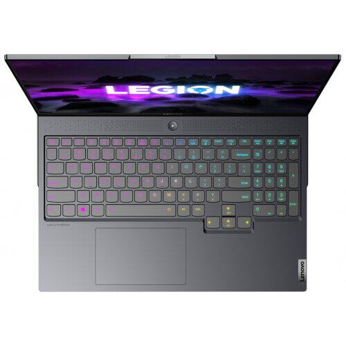 Laptop Gaming Lenovo Legion 7, 16 inch WQXGA, AMD Ryzen 9 5900HX, 32GB RAM, 2x1TB SSD, GeForce RTX 3080 16GB, Free Dos, Gri