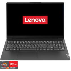 Laptop Lenovo V15 G2 ALC, 15.6inch FHD, AMD Ryzen 7 5700U, 8GB RAM, 512GB SSD, Free DOS, Negru