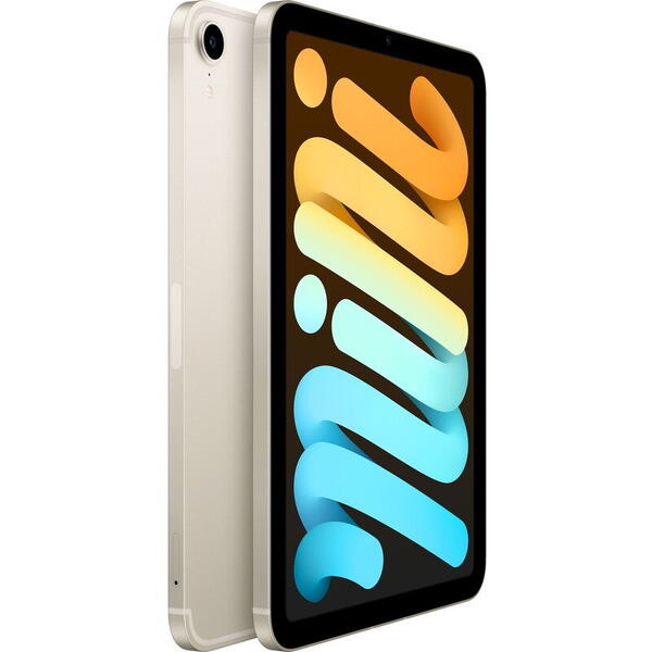Tableta Apple iPad Mini 6 (2021) 8.3 inch 64GB Wi-Fi + Cellular Starlight