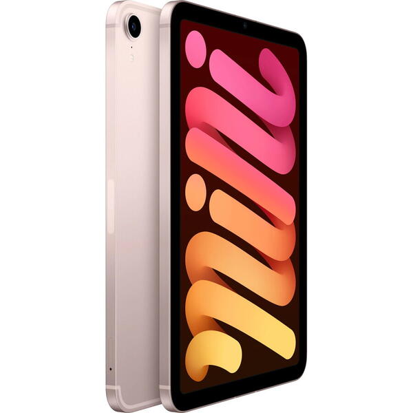 Tableta Apple iPad Mini 6 (2021) 8.3 inch 256GB Wi-Fi + Cellular Pink