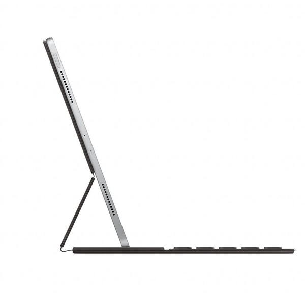 Husa cu tastatura Apple Smart Keyboard Folio pentru iPad Pro 11" (2020), Layout RO, Black