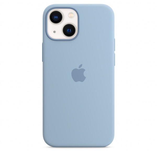Carcasa Silicone Case cu MagSafe pentru APPLE iPhone 13 Mini, MN5W3ZM/A, Blue Fog