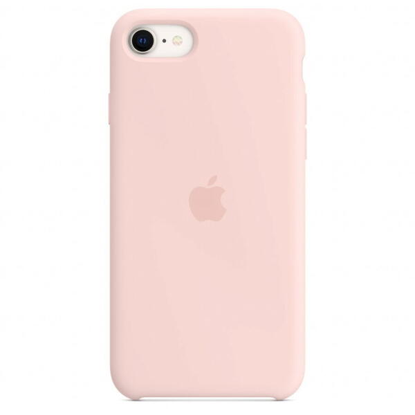 Husa de protectie Apple pentru iPhone 7/8/SE, Silicon, Chalk Pink