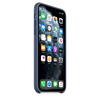 Protectie Spate Apple MX032ZM/A pentru Apple iPhone 11 Pro Max, Silicon (Albastru)
