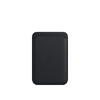 Husa de protectie Apple Leather Wallet MagSafe pentru iPhone, Midnight