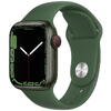 Apple Watch 7, GPS, Cellular, Carcasa Green Aluminium 41mm, Clover Sport Band