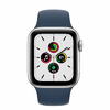 Apple Watch SE, Cellular, Carcasa Aluminium 40mm Silver, Abyss Blue Sport Band
