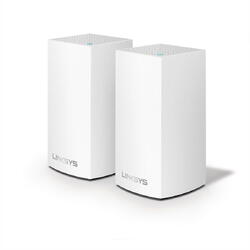 Router wireless Linksys Velop, Dual-Band WiFi 5 2Pack, Alb