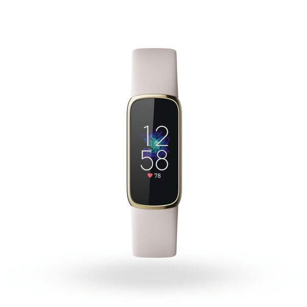 Bratara fitness Fitbit Luxe,Gold/White
