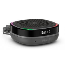 Boxa portabila Pure StreamR Splash Charcoal, DAB+ Radio, Alexa, Gri antracit