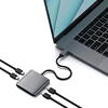 Hub USB-C Satechi 4 porturi 4xUSB-C pâna la 5 Gbps, Gri spatial