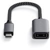 Cablu adaptor USB-C to USB 3.0 Satechi, Gri spatial