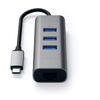 Hub Satechi USB-C 3x USB 3.0, Ethernet, Gri spatial