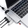 Hub USB Type C SATECHI ST-TCPHES, USB 3.1, HDMI, Ethernet, Micro SD, argintiu