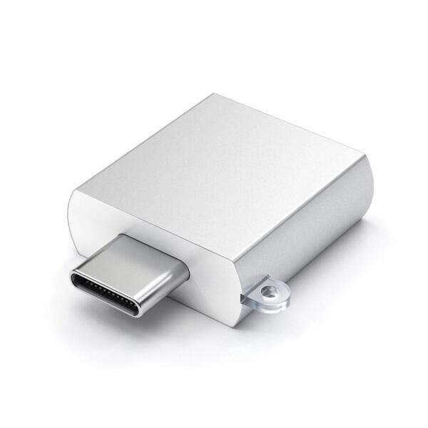 Adaptor Satechi ST-TCUAS, USB - USB Type-C (Argintiu)
