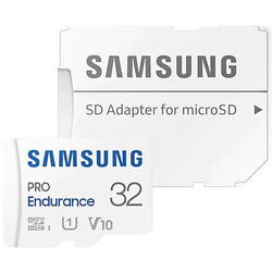 Card de memorie Samsung microSD, PRO Endurance, 32GB, 100MB/s