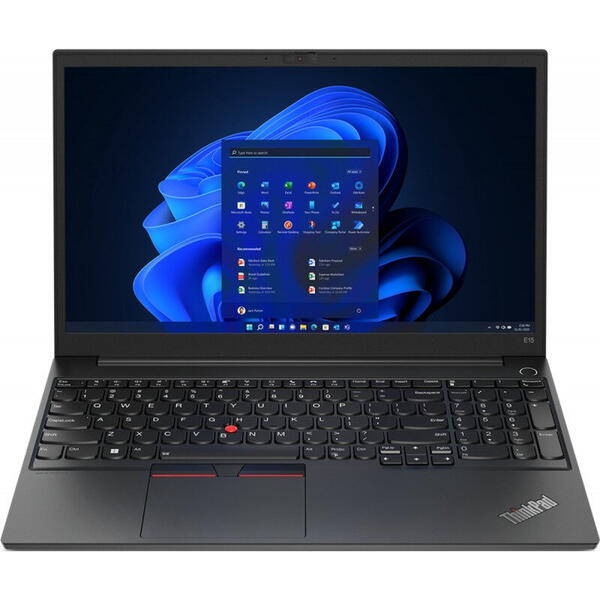 Laptop Lenovo 15.6'' ThinkPad E15 Gen 4, FHD IPS, Procesor AMD Ryzen™ 5 5625U (16M Cache, up to 4.3 GHz), 16GB DDR4, 512GB SSD, Radeon, Win 11 Pro, Black