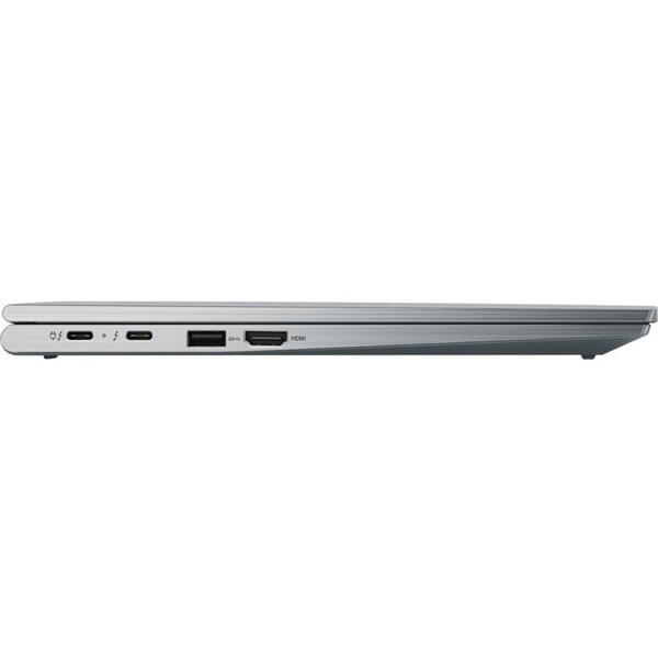 Ultrabook Lenovo 14'' ThinkPad X1 Yoga Gen 7, WUXGA IPS Touch, Procesor Intel® Core™ i7-1260P (18M Cache, up to 4.70 GHz), 16GB DDR5, 512GB SSD, Intel Iris Xe, Win 11 Pro, Storm Grey