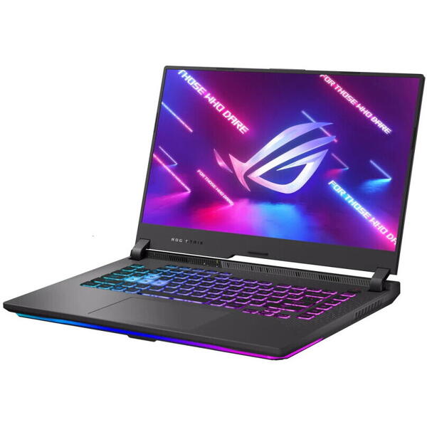 Laptop Gaming ASUS ROG Strix G15 G513RM cu procesor AMD Ryzen™ 7 6800H, 15.6", WQHD, 16GB, 1TB, NVIDIA® GeForce RTX™ 3060, No OS, Eclipse Gray
