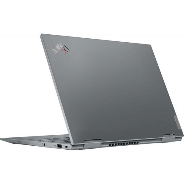 Ultrabook Lenovo 14'' ThinkPad X1 Yoga Gen 6, WQUXGA IPS Touch, Procesor Intel® Core™ i7-1165G7 (12M Cache, up to 4.70 GHz, with IPU), 32GB DDR4X, 1TB SSD, Intel Iris Xe, 4G LTE, Win 10 Pro, Storm Grey
