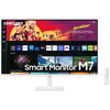 Monitor VA LED Samsung M7 32" M701B, Ultra HD (3840 x 2160), HDMI, Bluetooth, Smart TV Experience, Boxe, Alb