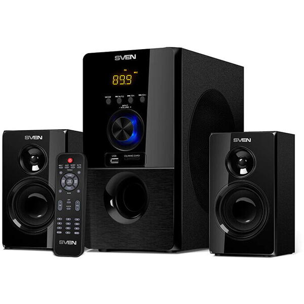 Sistem audio 2.1 SVEN MS-2050, Bluetooth, Negru