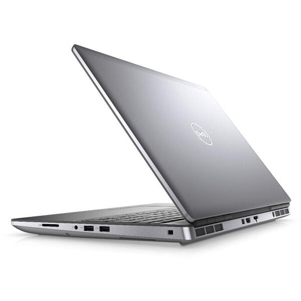 Laptop Dell Precision 7560, Intel Core i7-11800H, 15inch FHD, 32GB RAM, 1TB SSD, NVIDIA RTX A3000 6GB, Windows 10 Pro, Gri