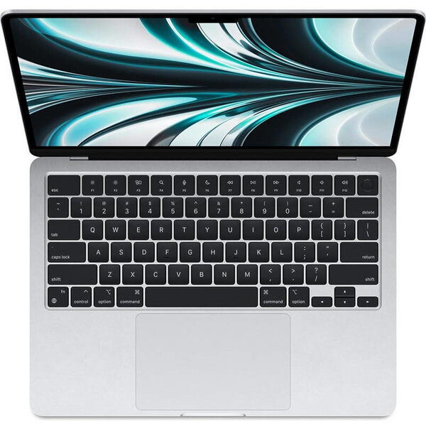 Laptop Apple MacBook Air 2022, 13.6inch, M2 8Core CPU 8Core GPU, 8GB RAM, 256GB SSD, macOS, Argintiu