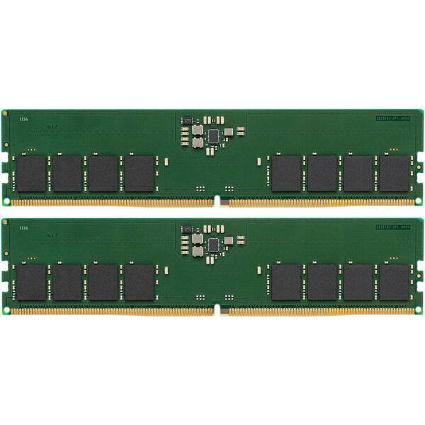 Memorie Kingston ValueRAM, 32GB DDR5, 4800MHz CL40, Dual Channel Kit