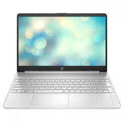 Laptop HP 15s-fq5009nq, Intel Core i7-1255U, 15.6inch, RAM 16GB, SSD 512GB, Intel Iris Xe Graphics, Free DOS, Natural Silver