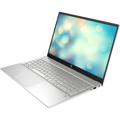 Laptop HP Pavilion 15-eg2013nq, Intel Core i7-1255U, 15.6inch, RAM 16GB, SSD 512GB, nVidia GeForce MX550 2GB, Free DOS, Natural Silver