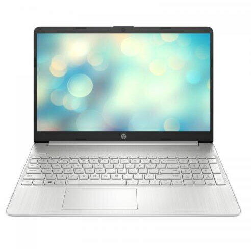 Laptop HP 15s-fq5014nq, Intel Core i7-1255U, 15.6inch, RAM 8GB, SSD 512GB, Intel Iris Xe Graphics, Free DOS, Natural Silver
