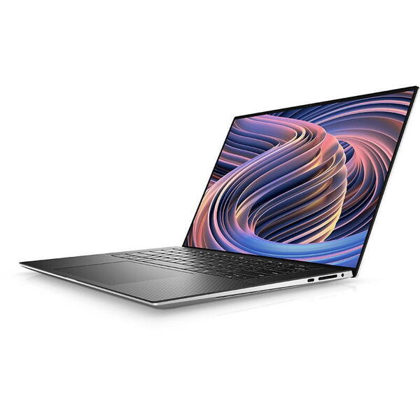Laptop Dell XPS 9520, 15.6 inch UHD+ Touch, Intel Core i9-12900HK, 32GB RAM, 1TB SSD, nVidia GeForce RTX 3050Ti 4GB, Windows 11 Pro, Argintiu